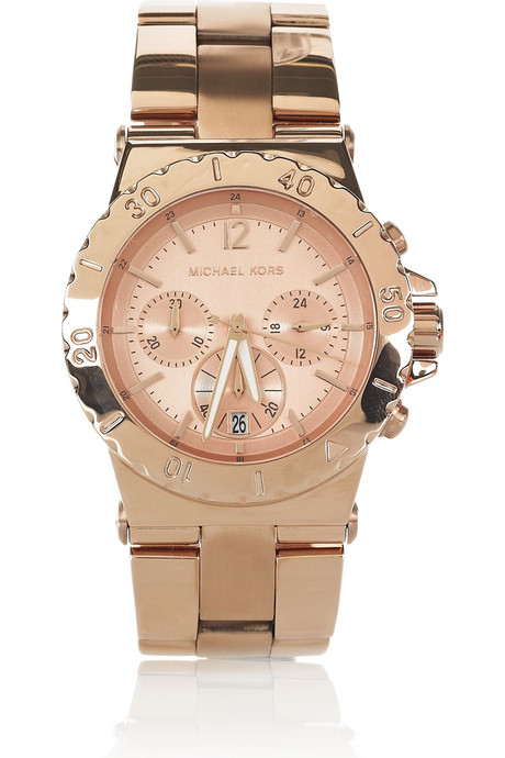 celebrity hollywood cool: Michael Kors Gold Watch