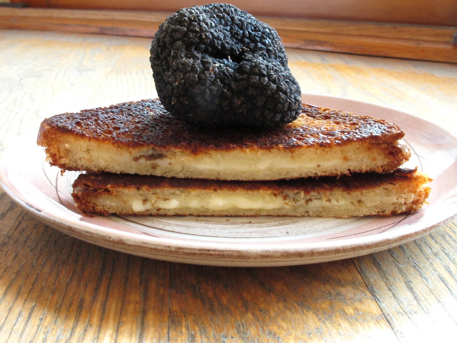 Grilled cheese with truffles