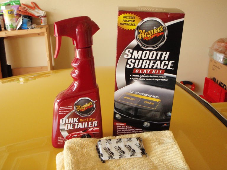 1971 Volvo 1800E Restoration Auto Detailing Clay