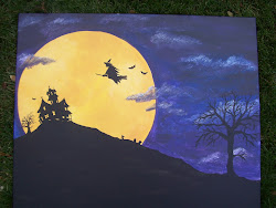 halloween painting creative paintings decor witch sometimescreative sometimes artwork ghost prints rest
