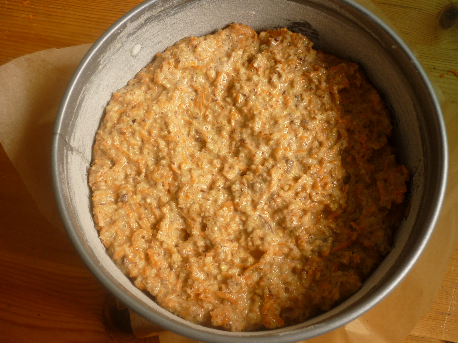 Karotten - Schoko - Nuss - Kuchen