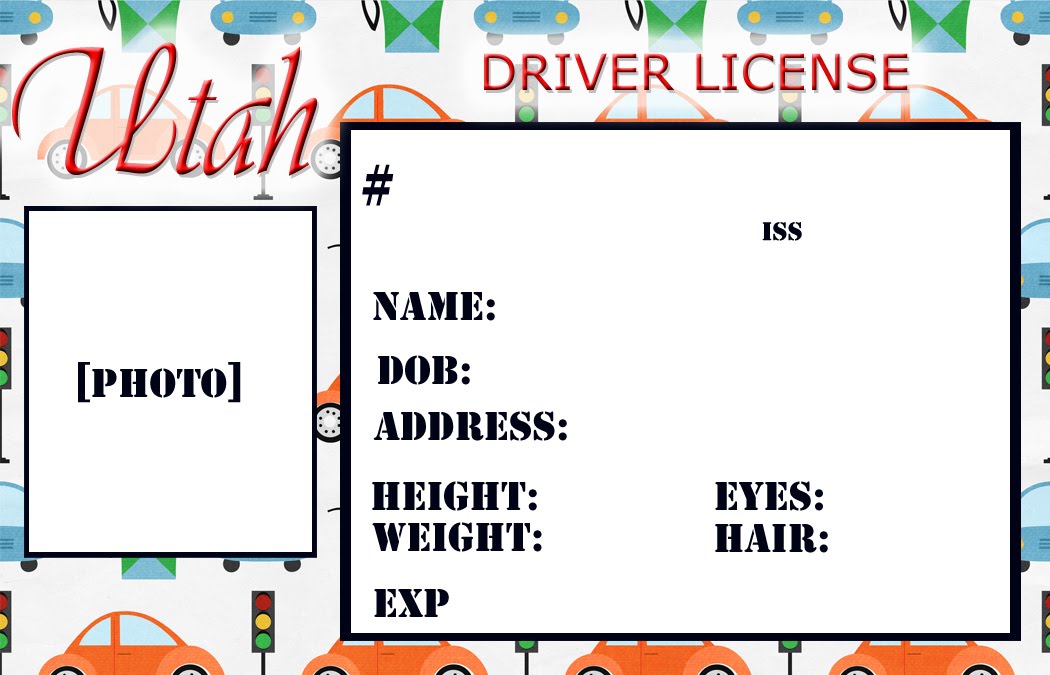 Credit Card Template For Kids