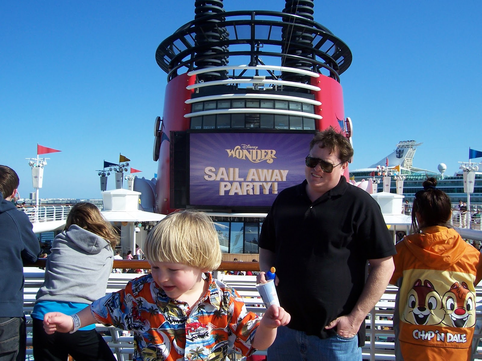 Williams Family Sail Away Party on Disney Cruise Line