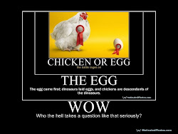 egg chicken came which science think scientist perspective keep things question going obligate dilemma journalism try