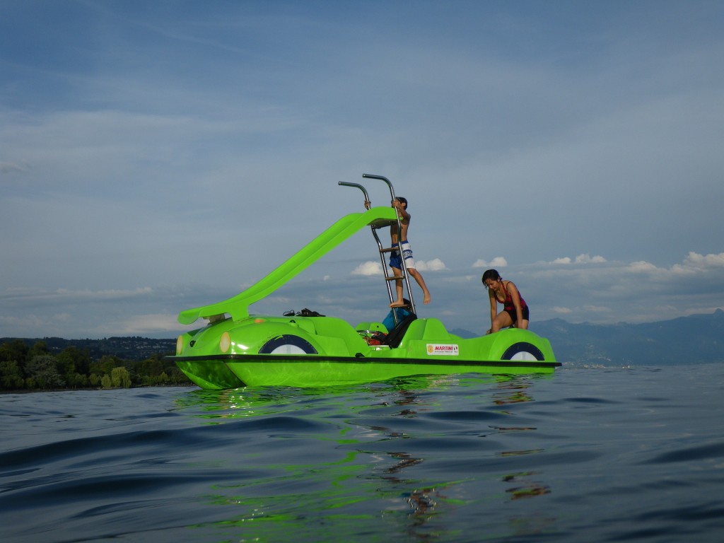  Swimming at Lake Geneva