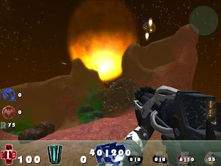 Shooter with destructible world - Celestial Impact