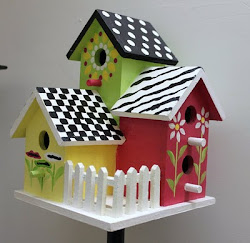 easy birdhouse paint designs 1