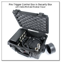 PT1003: 1 x 6 Pre-Trigger control Box in Security Box with Cable Port and Rubber Port Cover