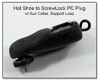 SC1006: Hot Shoe to ScrewLock PC Plug with Aux Collar