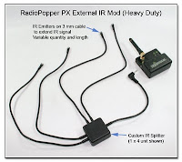 CP1104A: RadioPopper PX External IR Mod on Heavy Duty (3mm) Cable