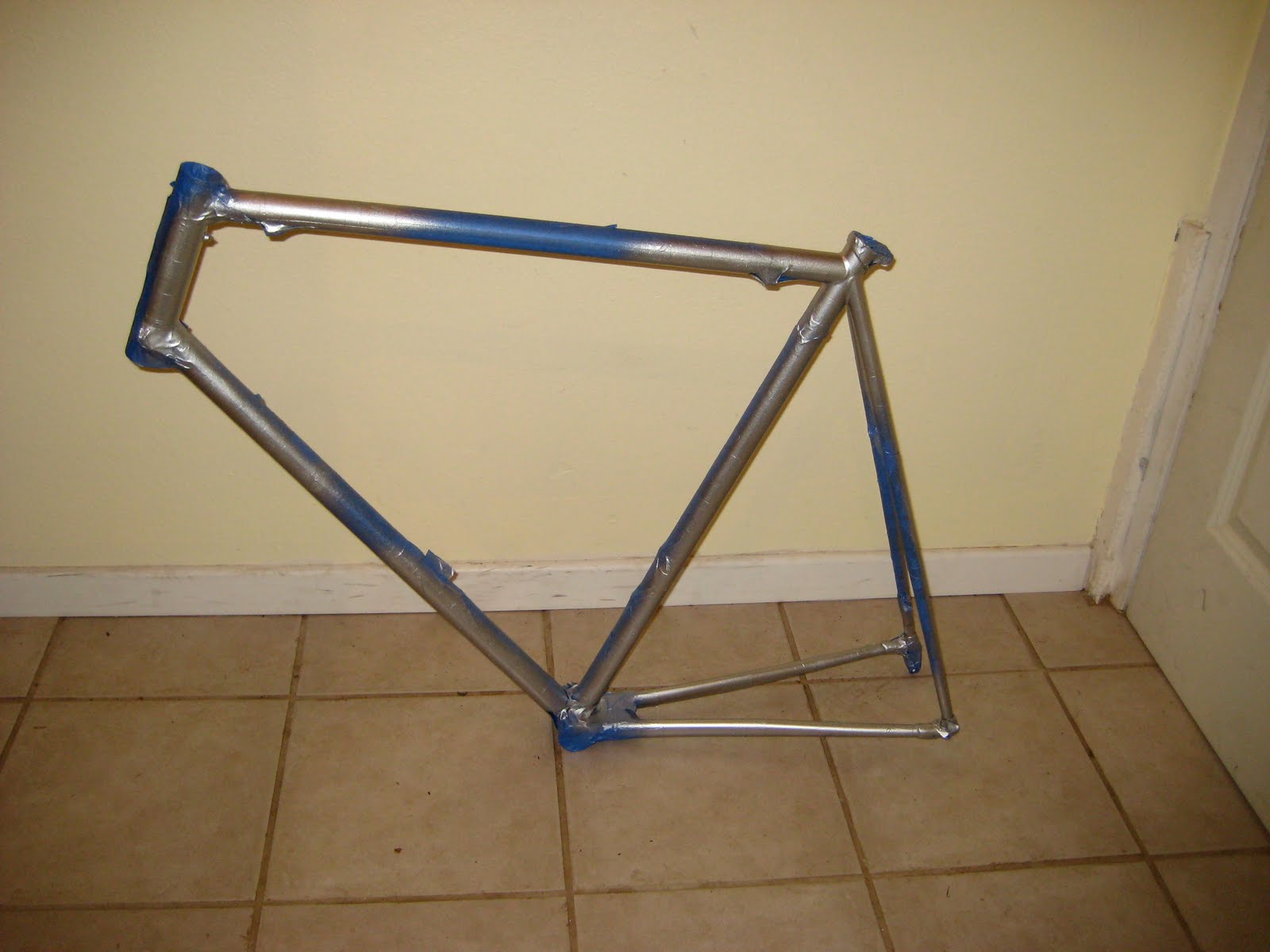 Evo Davo Project Z How to paint a bike frame the Davo way