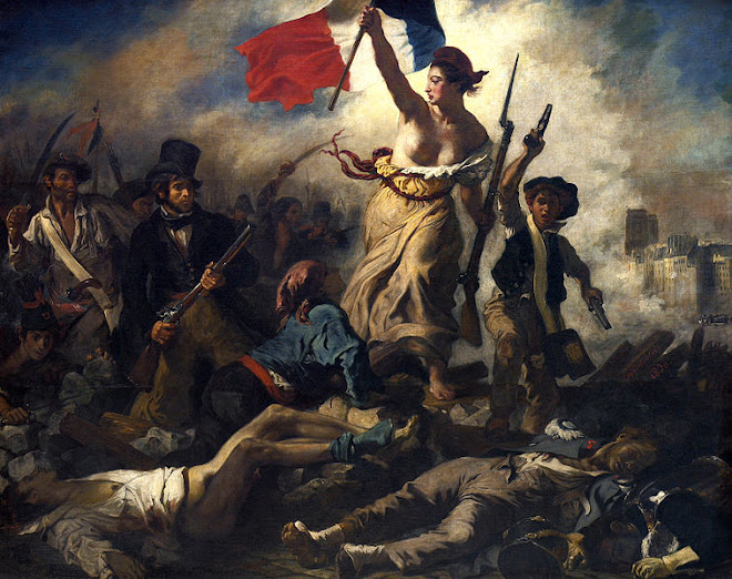 Revolução francesa: igualdade, liberdade e fraternidade.