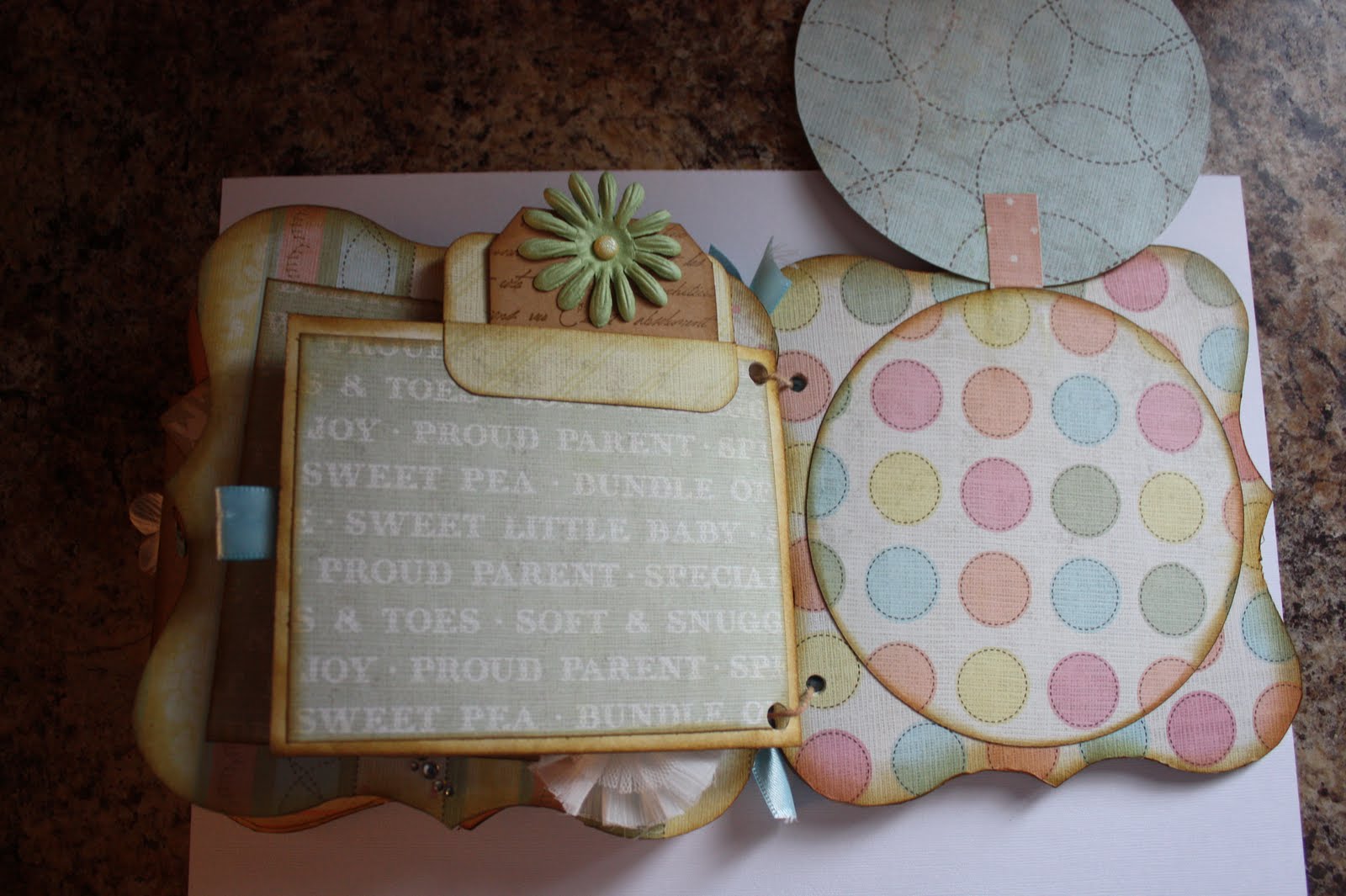 Two Crafty Girlz Gender Neutral Baby Mini Album