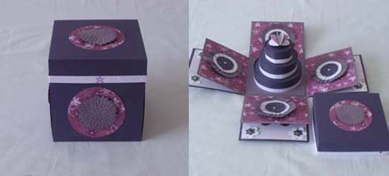 Stampin' With Susie: Three Tier Cake and Explosion Box