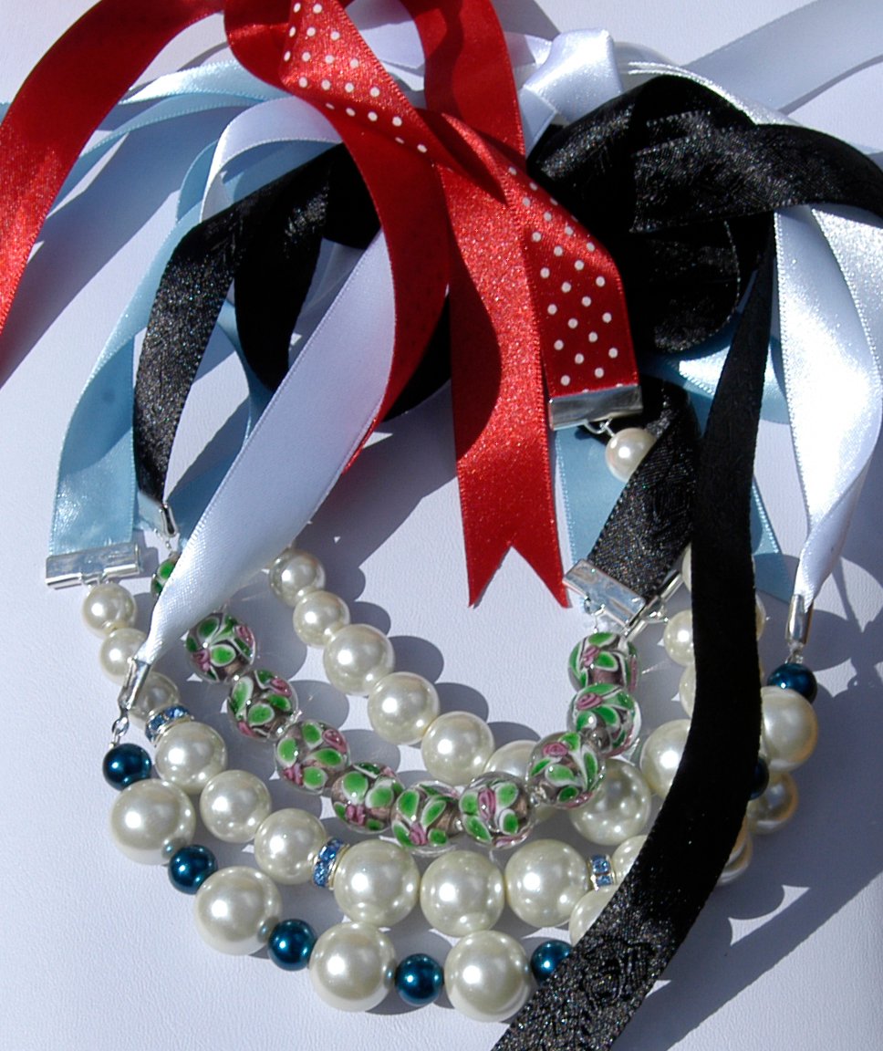 LobsterLove Ribbon necklaces