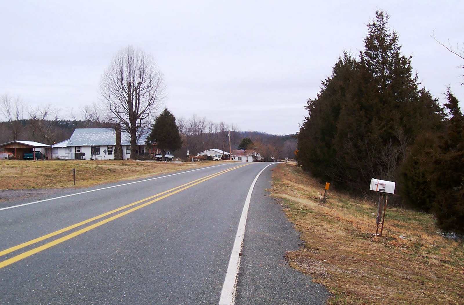Big Fork, Arkansas Downtown Big Fork in the Winter