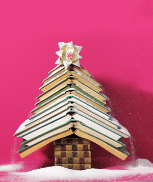 Amused By Books: Christmas Decorating ... with Books!