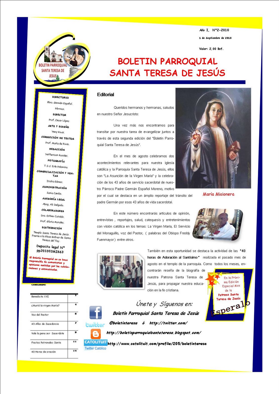 Boletin Parroquial