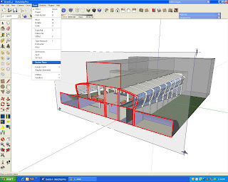 sketchup sectional perspective section