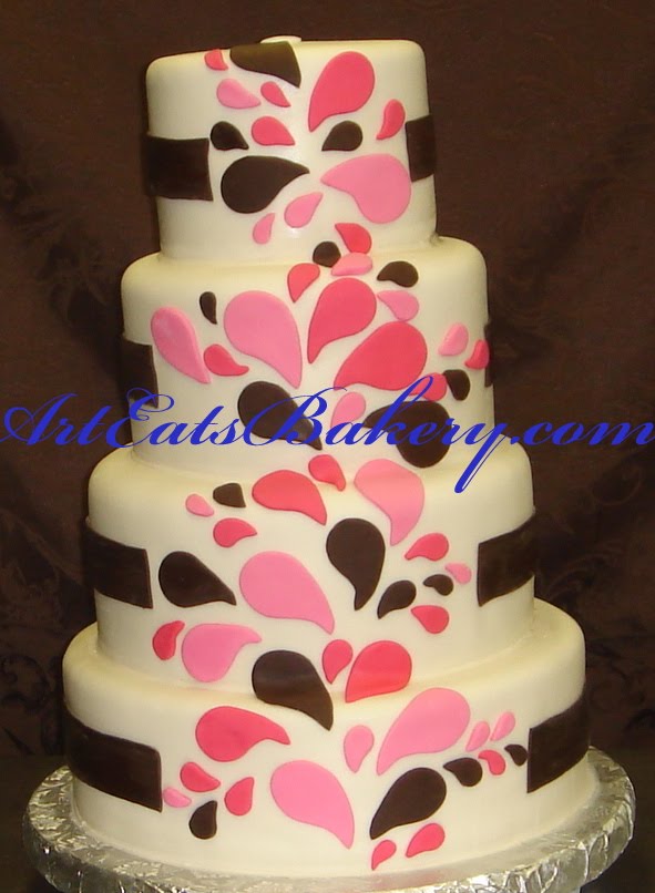  custom fondant wedding and birthday cake designs, pictures and recipes