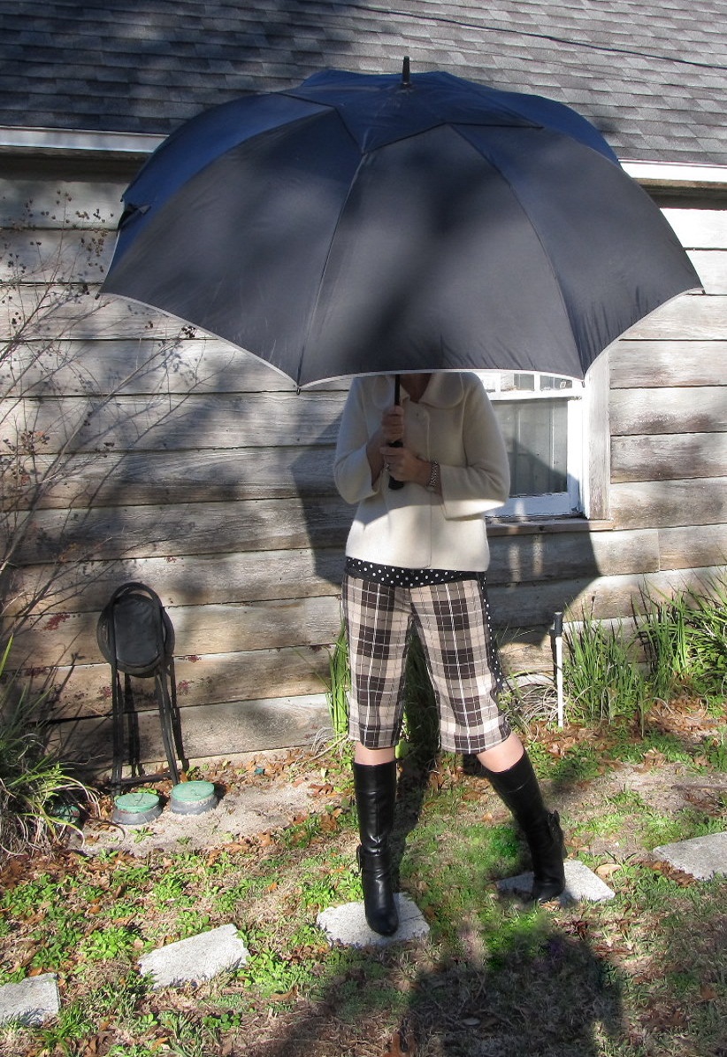 kd plaid and polka dots