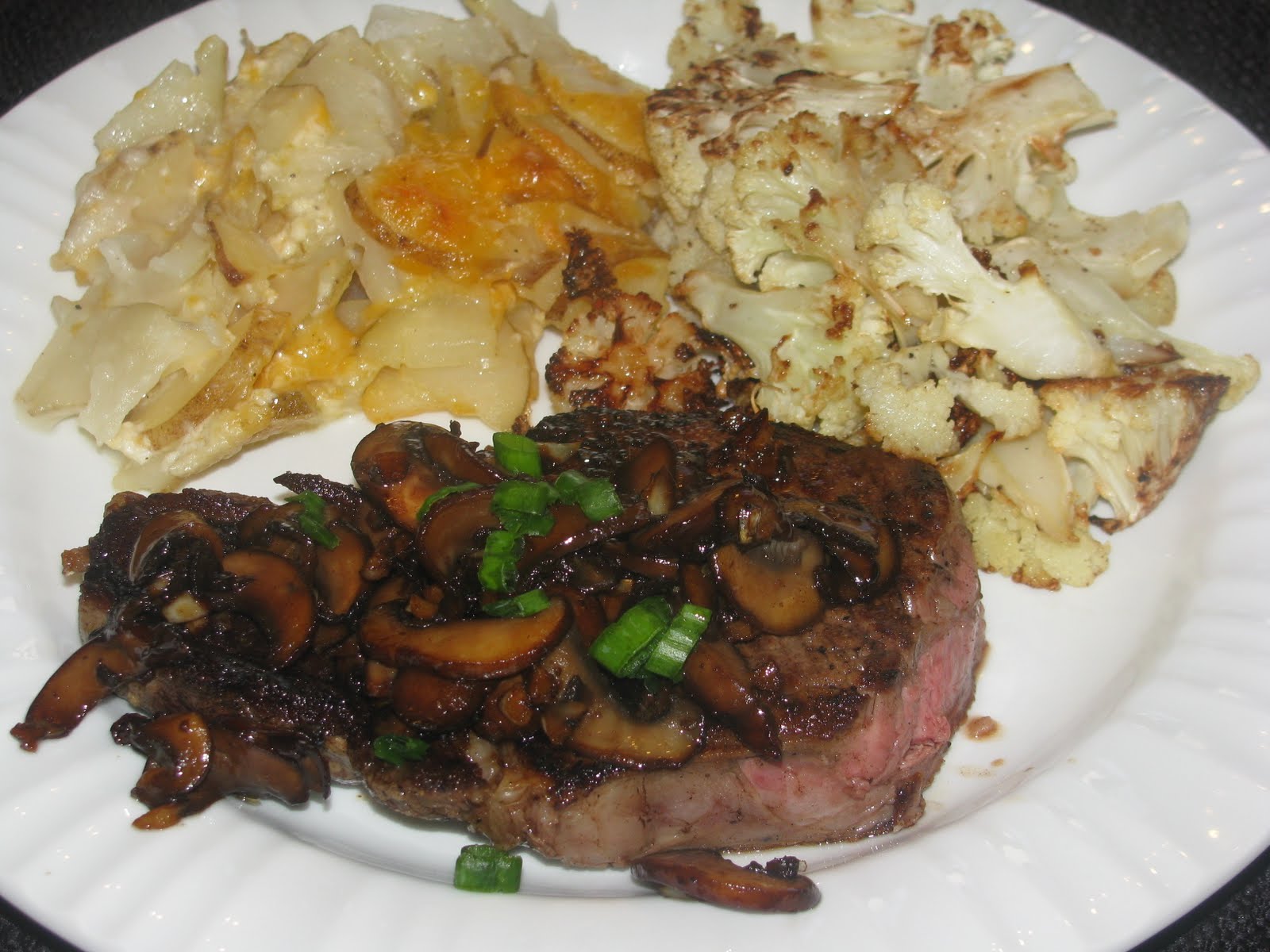 Shamrocks and Shenanigans Steak with Mushroom Topper