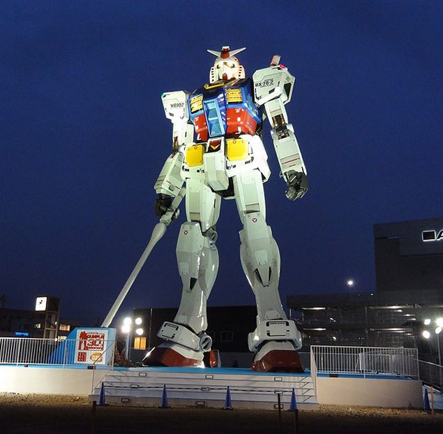 60Feet Tall Gundam Statue Built in Shizuoka City Funky mails