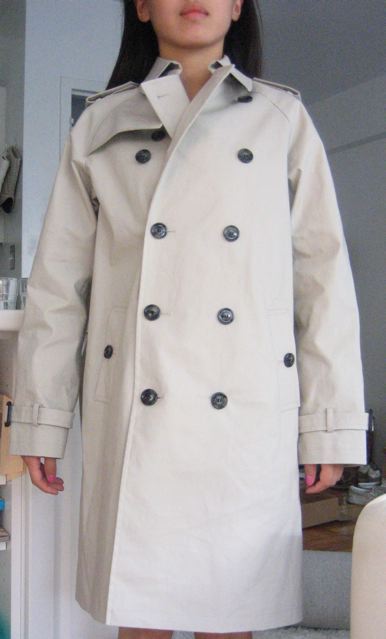 burberry coat kids white