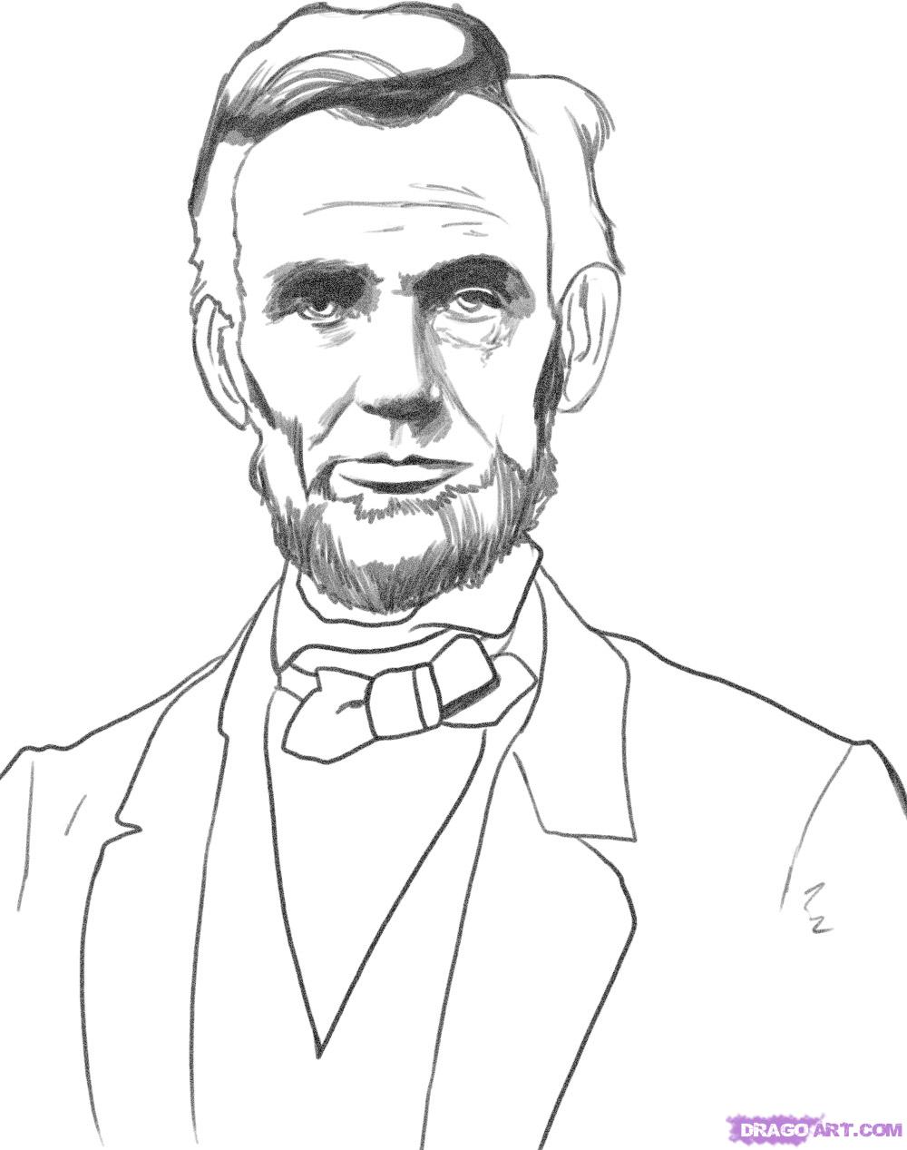 young abraham lincoln coloring pages - photo #29