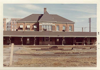 Illinois Central train station, Kankakee, Illinois, 1972 Photo credit: John Hamilton