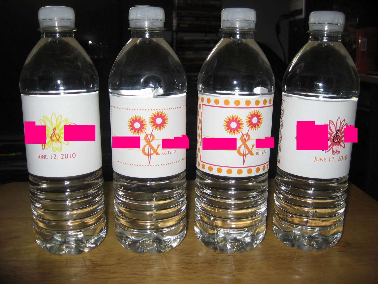 Diy Water Bottle Label Template