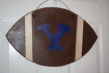 Y Football Door Hanger