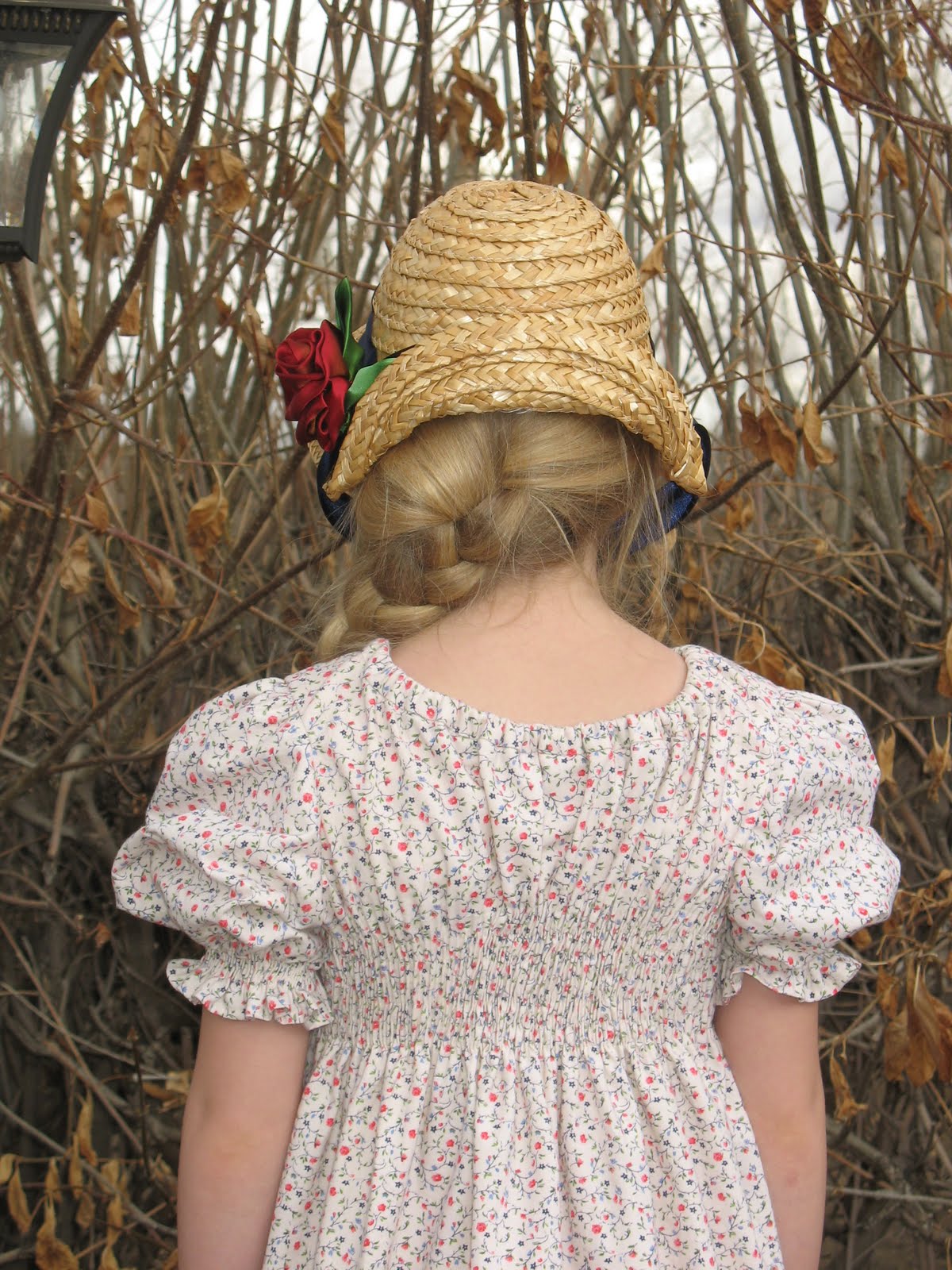 Stitched By His Love: Shirring Regency Girls' Dress Pattern