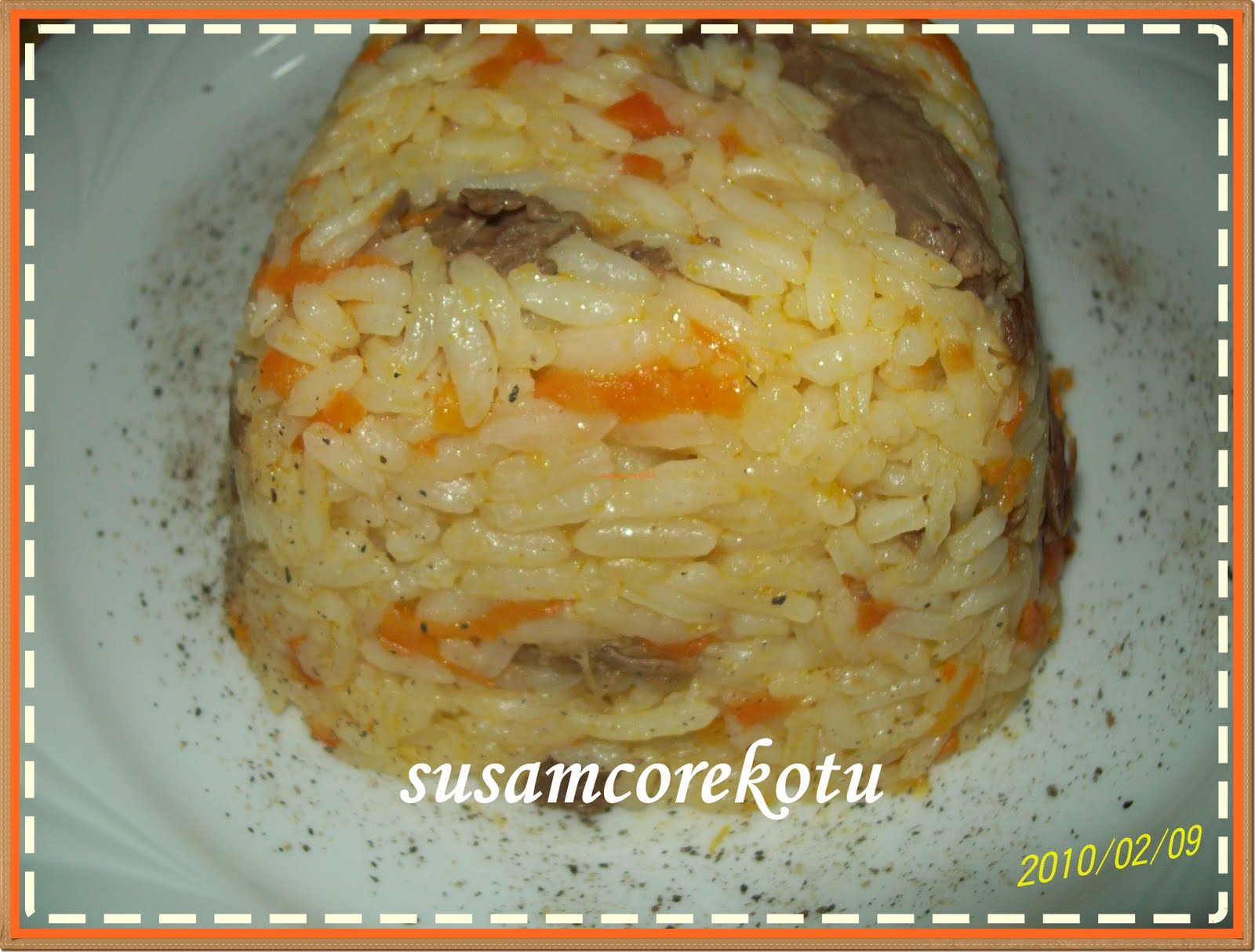 Susam Çörek Otu Denenmiş Tarifler HAVUÇLU,ETLİ VE SOĞANLI PİLAV