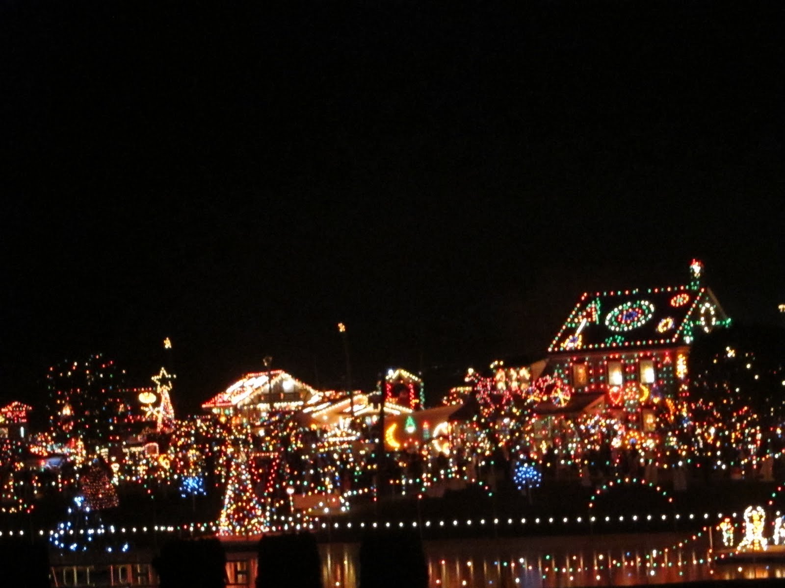 Party of Five Koziar's Christmas Village Lighting up PA!