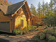 Awesome waterview log home!