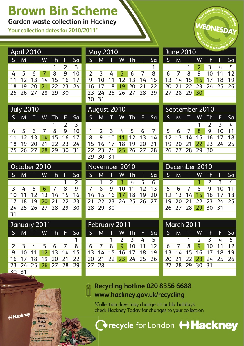 Brown Bin Collection Dates St Helens