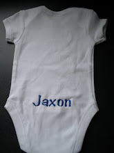 Onesie with name on "bottom"