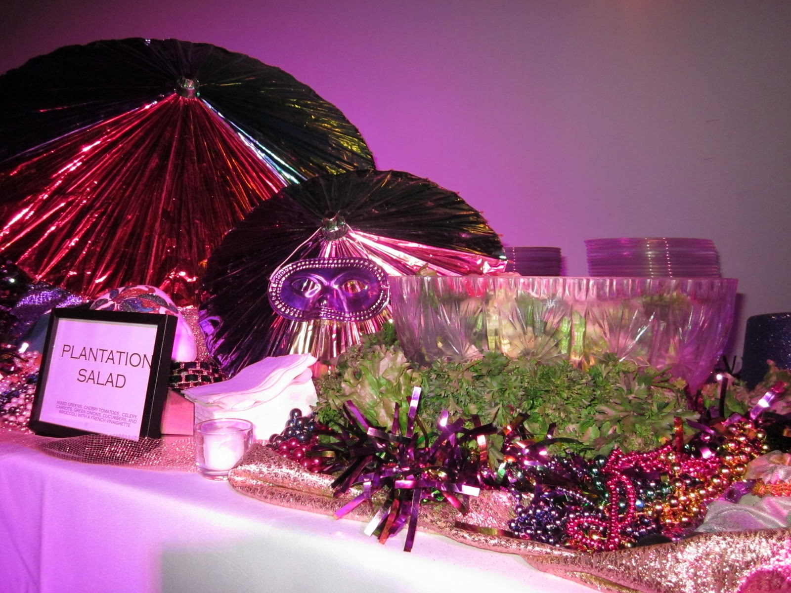 New Orleans Catering: Event: New Orleans Theme Station Style Reception