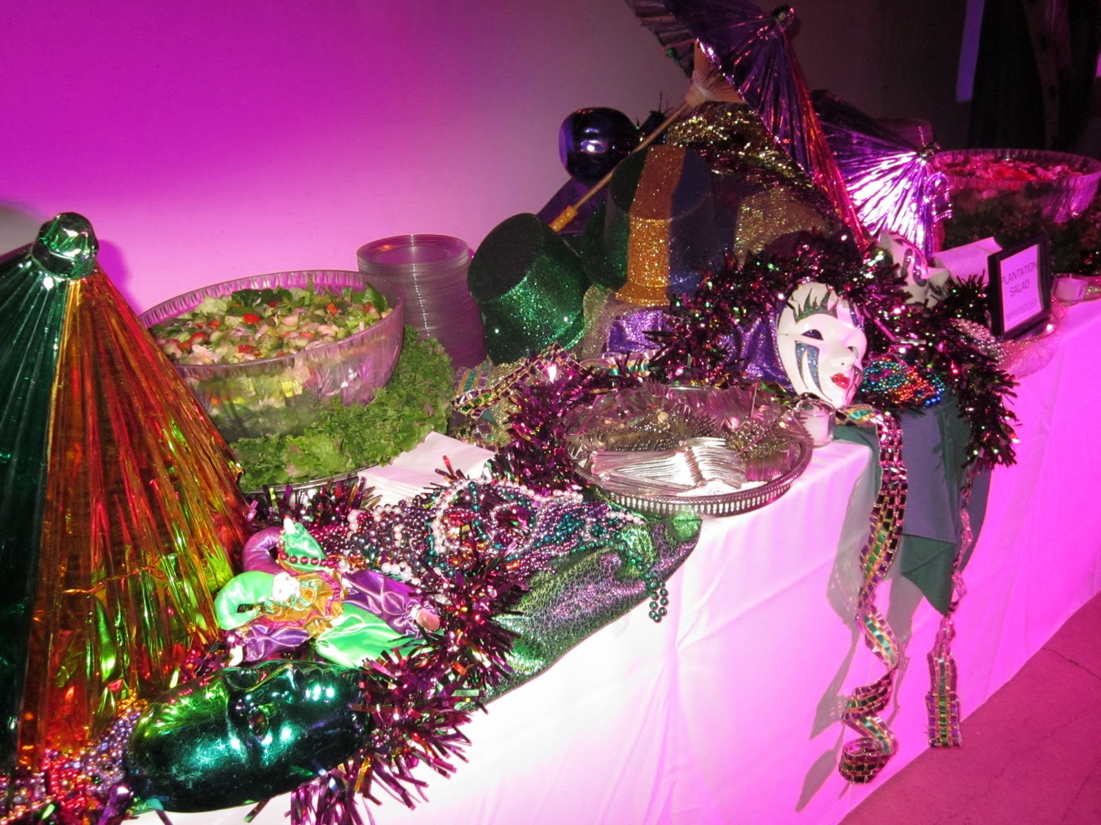 New Orleans Catering: Event: New Orleans Theme Station Style Reception