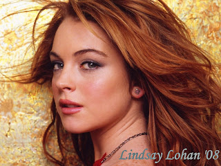 Lindsay Lohan Red Hair Wallpaper