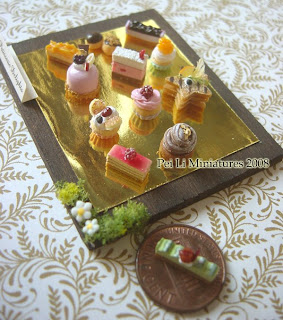 Dollhouse Miniatures, Miniature Food Jewelry, Craft Classes: December 2008
