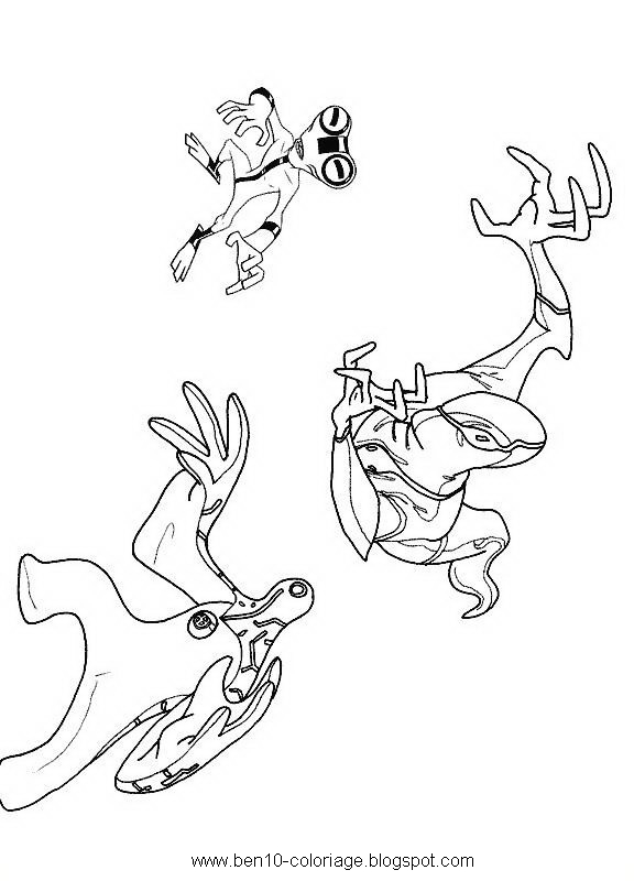 ben 10 colorer coloriage dessin color for childers