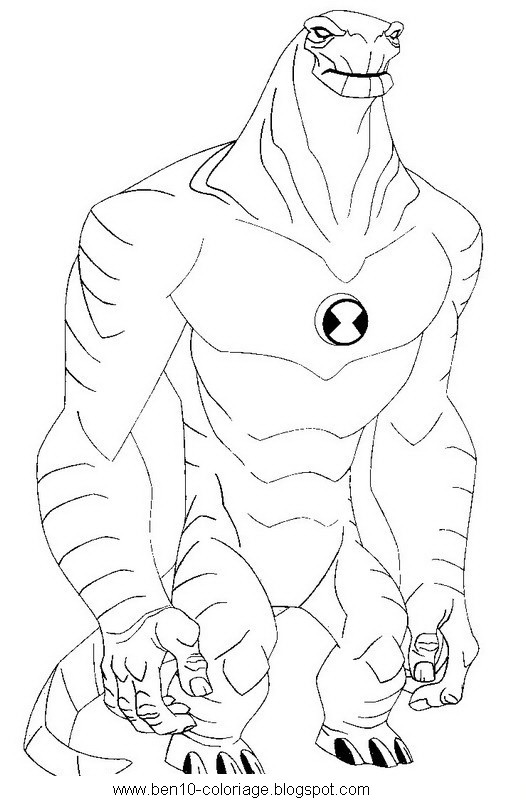 ben 10 colorer coloriage dessin color for childers Ben 10 dessine