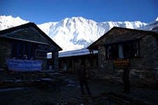 My picture in the Annapurna base camp early in the morning