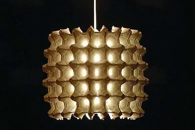 Candeeiros feitos a partir de Material Reciclado