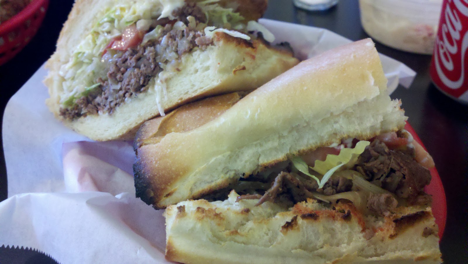 breadxbread yellow submarine cheesesteak & pastrami subs