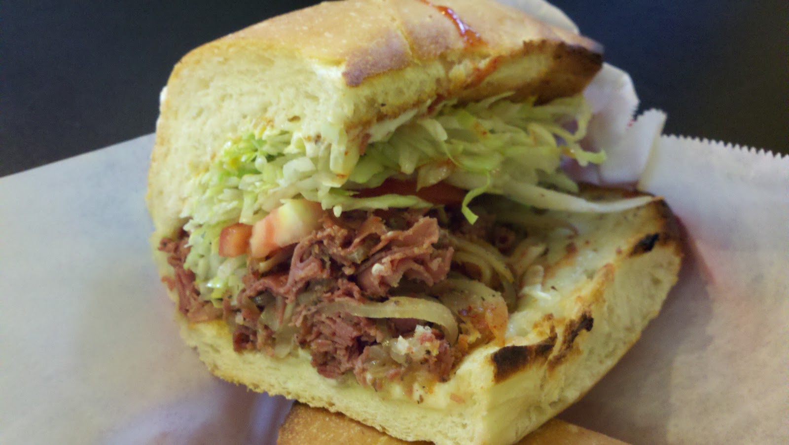 breadxbread yellow submarine cheesesteak & pastrami subs