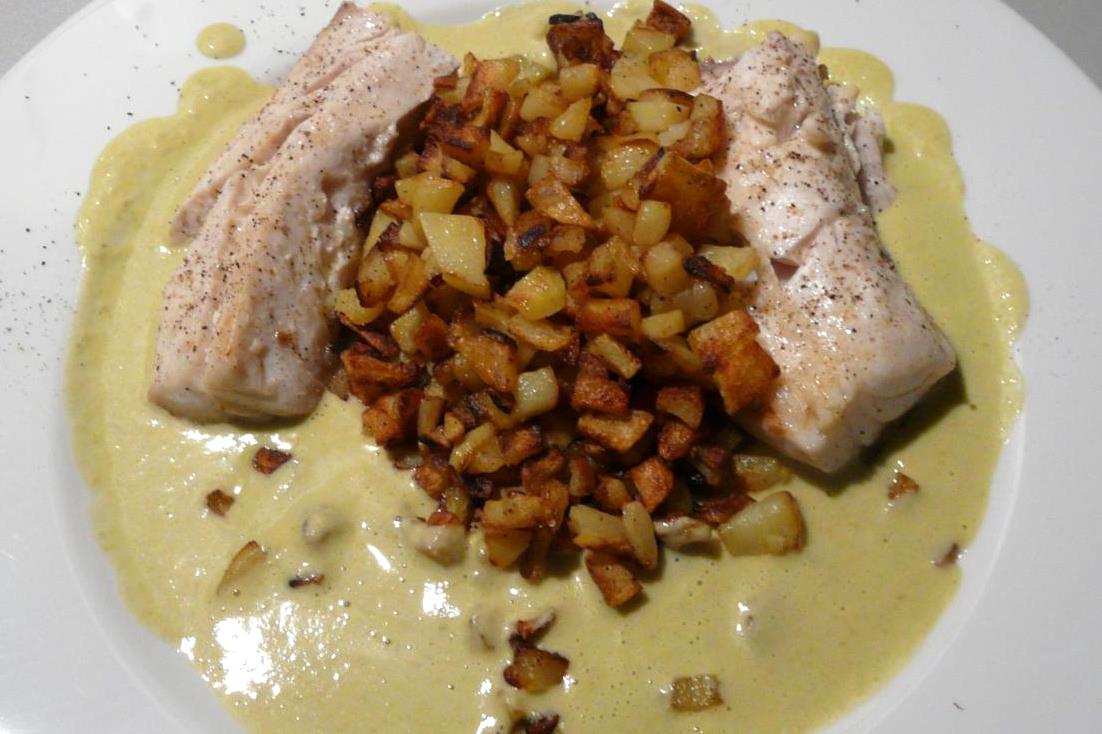 Kulinarische Welten zu Fisch- und Meeresfrucht: Zackenbarsch mit ...