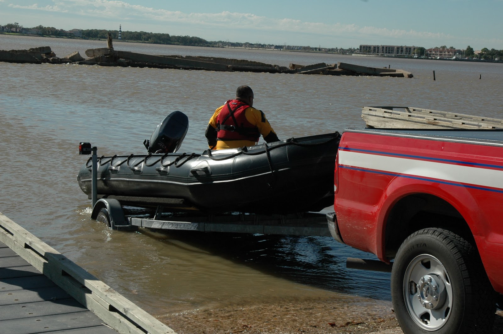 Triad Marine Kemah Texas Zodiac FC420 Inflatable Boat